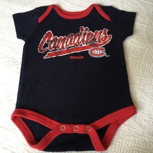 0-3m (5/$20) NHL Montreal Fanwear Onesie by Reebok